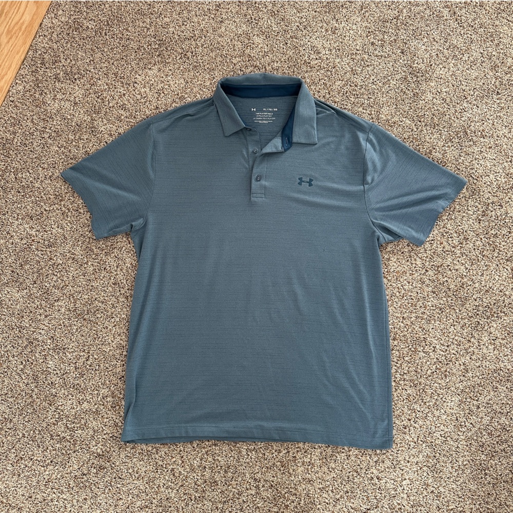 Under Armour Men's Gray Polo Shirt